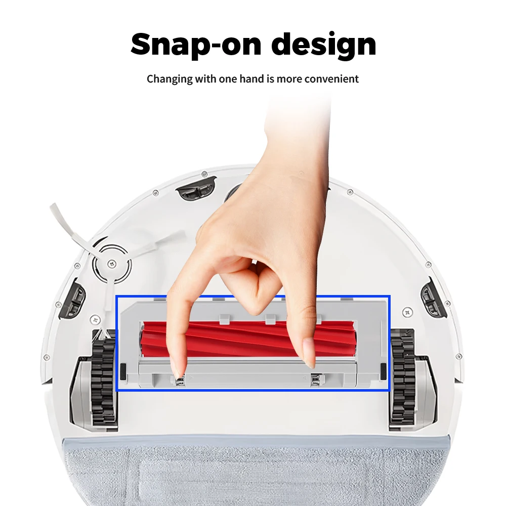 For Roborock S7/S7MAX/S70/S7 MAXV/T7S/T7S PLUS/G10/G10S/G10S PRO Robot Vacuum Brush Cover Part Main Roller Brush Cover