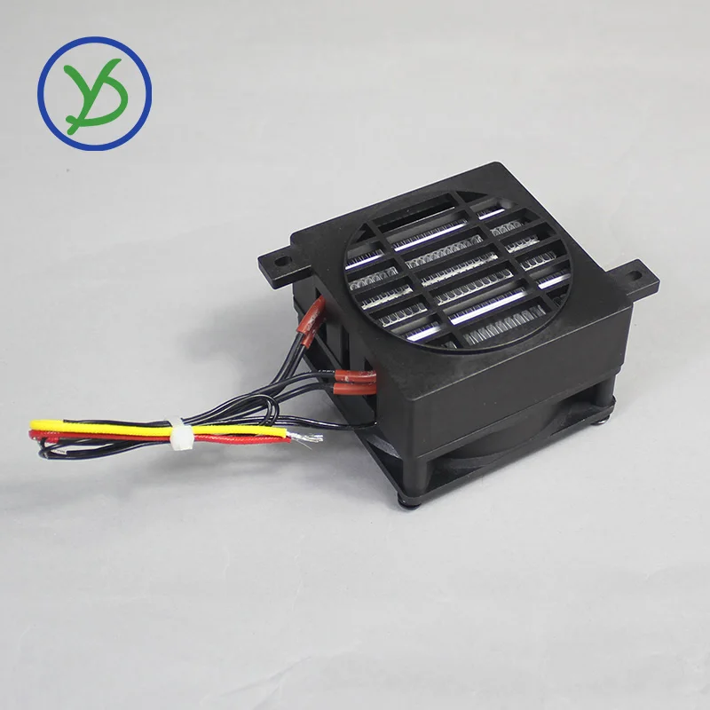 106*80mm 80W~600W 12V~220V Insulated PTC Heater With Fan Constant Temperature Electric PTC Fan Heater Element Space Heating