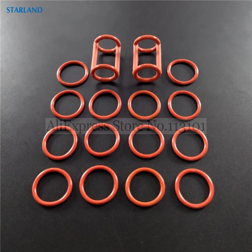 16 In 1 Red Small Sealing Gaskets Joint O-Rings New Spare Parts For MK Ice Cream Makers ZM Soft Serve Machines Fittings