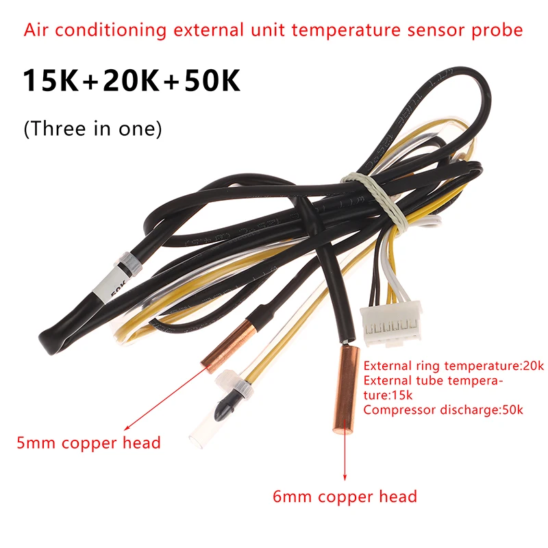 Variable Frequency Air Conditioning External Unit Sensor 15K 20K 50K For Air Conditioning Maintenance Spare Parts