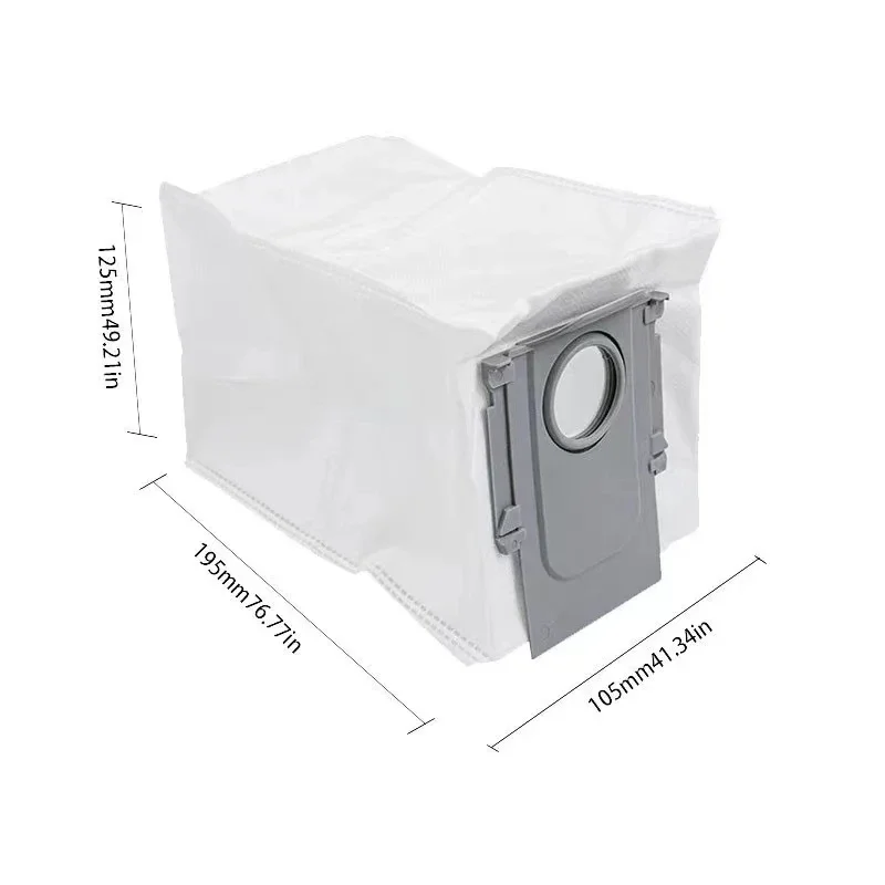 Roborock S8 MaxV Ultra / P10 A7400RR / Q Revo / Qrevo Pro / Qrevo MaxV / Qrevo S / Qrevo Plus Robot Vacuum Dust Bags Accessories