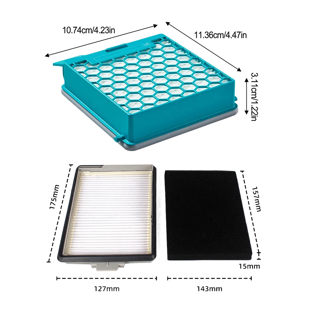 Carbon Filter Vacuum Cleaner Filter Replacement For Miele Filter For Miele Boost CX1 11639240 Vacuum Cleaner Accessories
