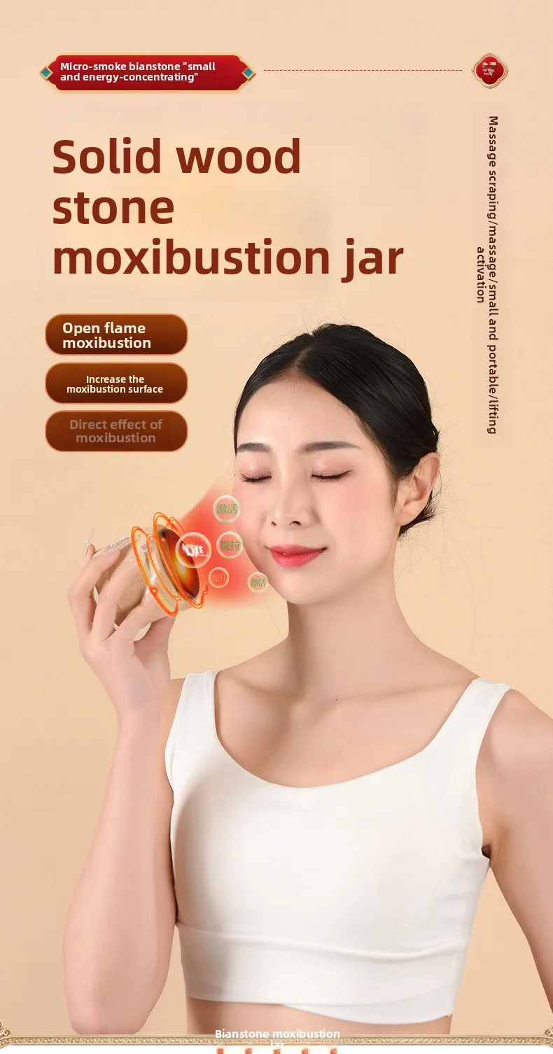Moxibustion Box, Moxibustion Device, Smoke-Free Suspended Moxibustion, Moxa Stick for Face, Household Handheld Moxibustion faja