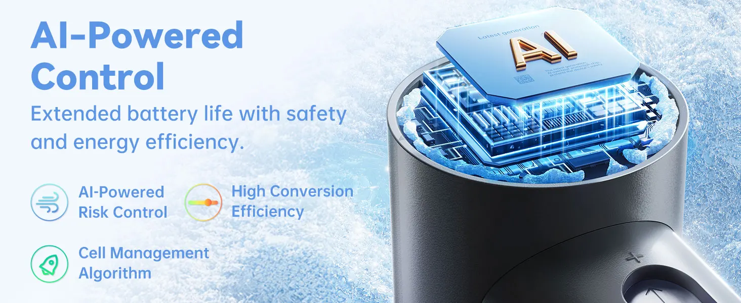 MUXNW Mini Portable Handheld Fan, 16800RPM 100-Speed Display, Safety Lock, 1800mAh Rechargeable