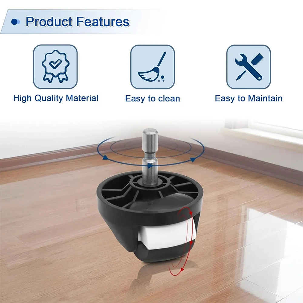 For IRobot Roomba 500 600 700 800 900 I7 E5 E6 Series Robot Vacuum Cleaners Front Wheel Caster Assembly Anti-Slip Accessories