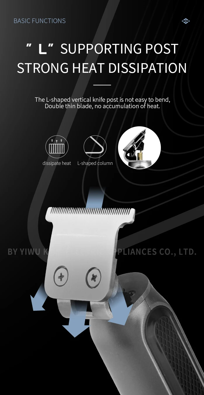 Kemei Hair Clipper Km-2299 Km-1757 Km-TX10 Hair Trimmer Machine Local Cooling Professional Haircut Machine 0 mm Clippers Set