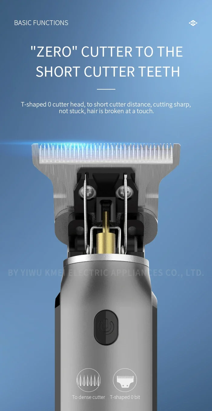Kemei Hair Clipper Km-2299 Km-1757 Km-TX10 Hair Trimmer Machine Local Cooling Professional Haircut Machine 0 mm Clippers Set