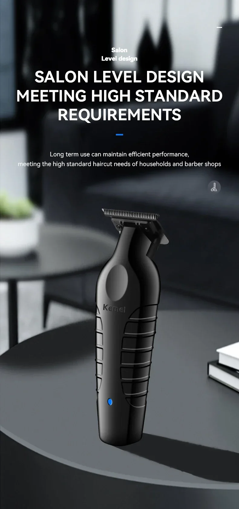 Kemei Hair Clipper Km-2299 Km-1757 Km-TX10 Hair Trimmer Machine Local Cooling Professional Haircut Machine 0 mm Clippers Set