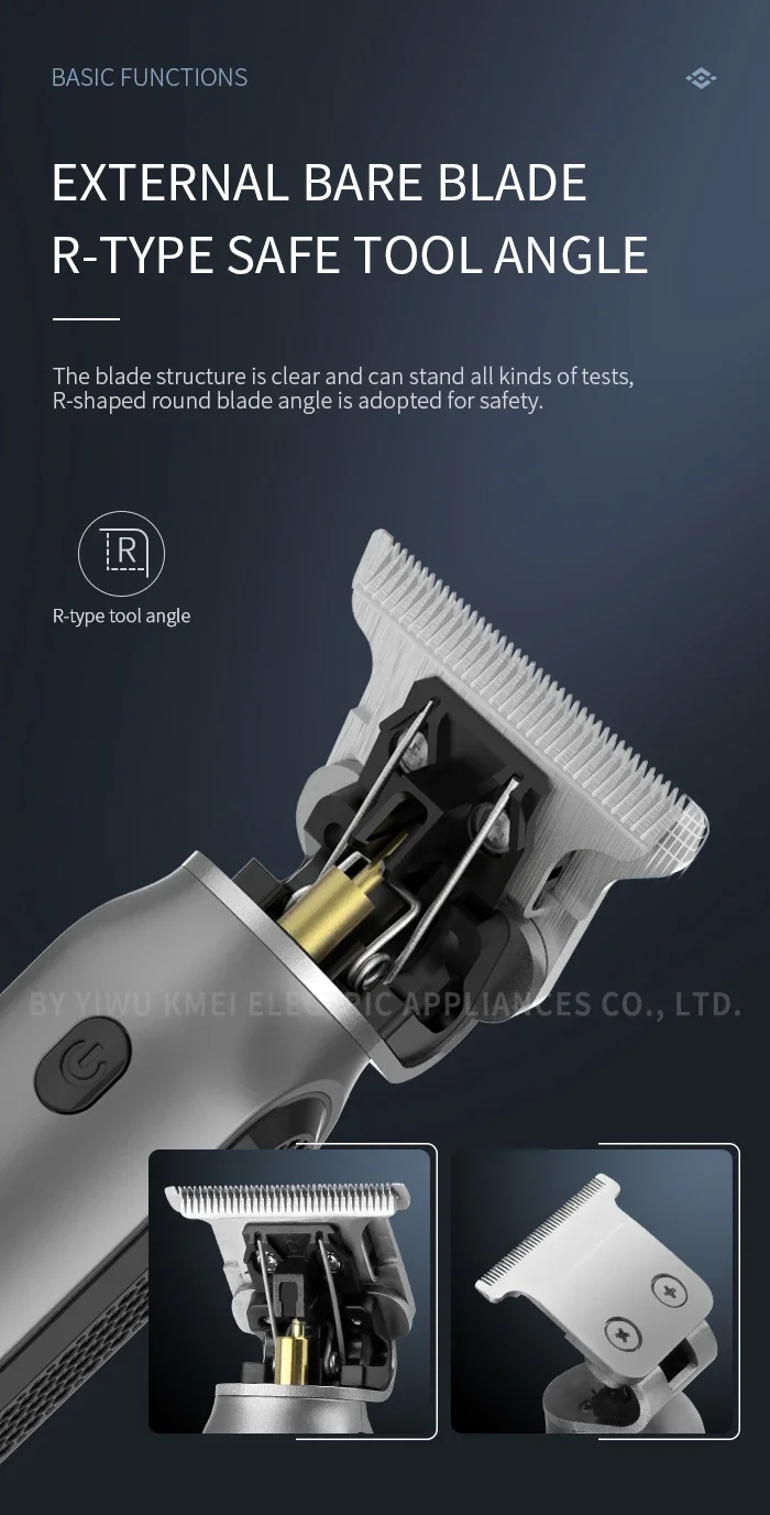 Kemei Hair Clipper Km-2299 Km-1757 Km-TX10 Hair Trimmer Machine Local Cooling Professional Haircut Machine 0 mm Clippers Set