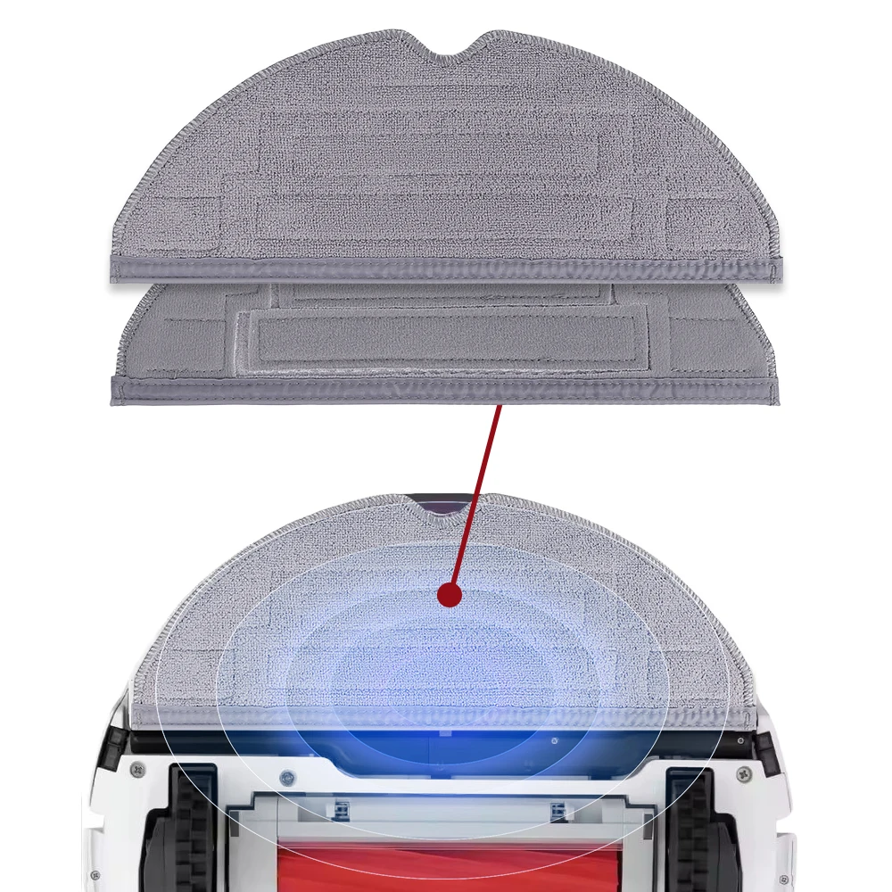 Mop Cloths For Roborock S8 S8+ S8 PLUS S8 Pro Ultra G20 Robot Vacuum Cleaner Double Mop Rags Parts Vibration Mop Accessories