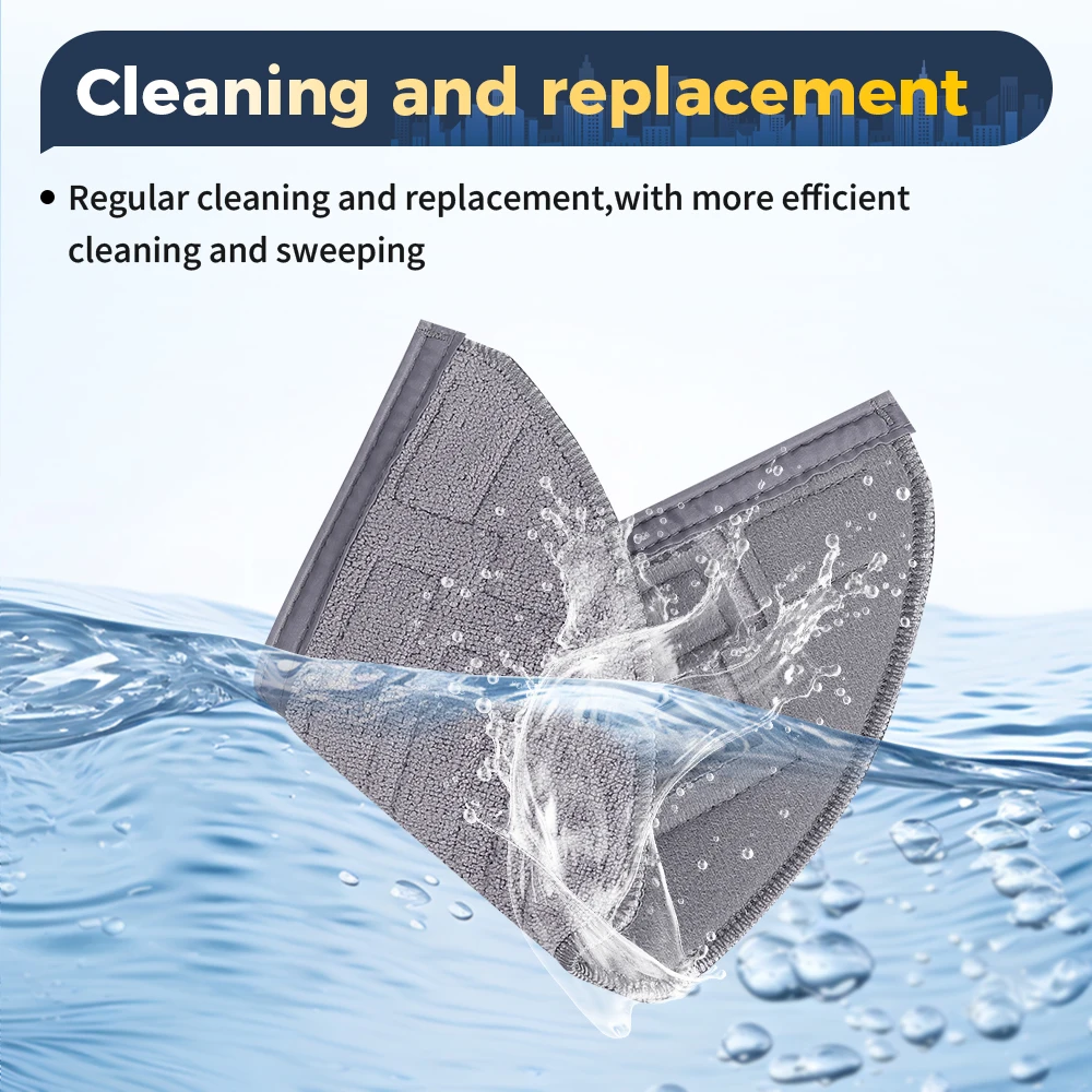 Mop Cloths For Roborock S8 S8+ S8 PLUS S8 Pro Ultra G20 Robot Vacuum Cleaner Double Mop Rags Parts Vibration Mop Accessories