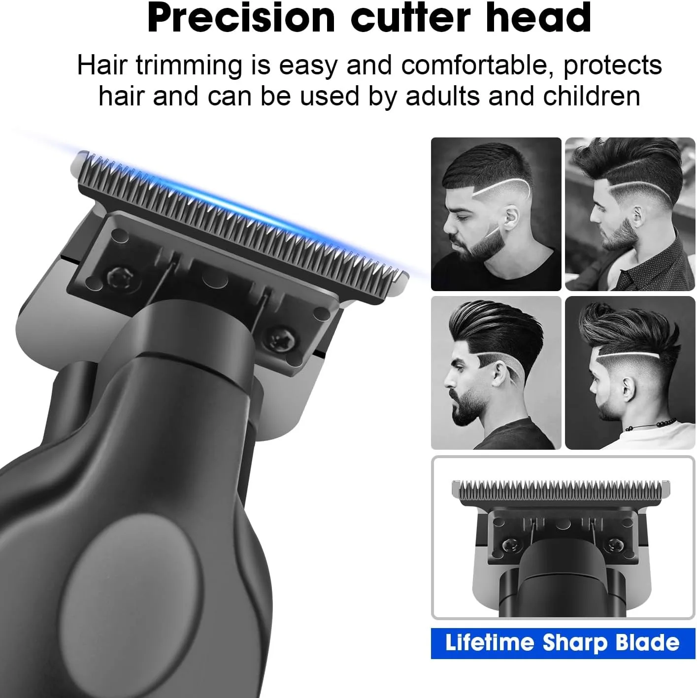 Kemei 2293 Professional Barber Hair Trimmer Cordless Men Rechargeable Hair Clippers Electric Finish Cutting Machine Fit Babyliss