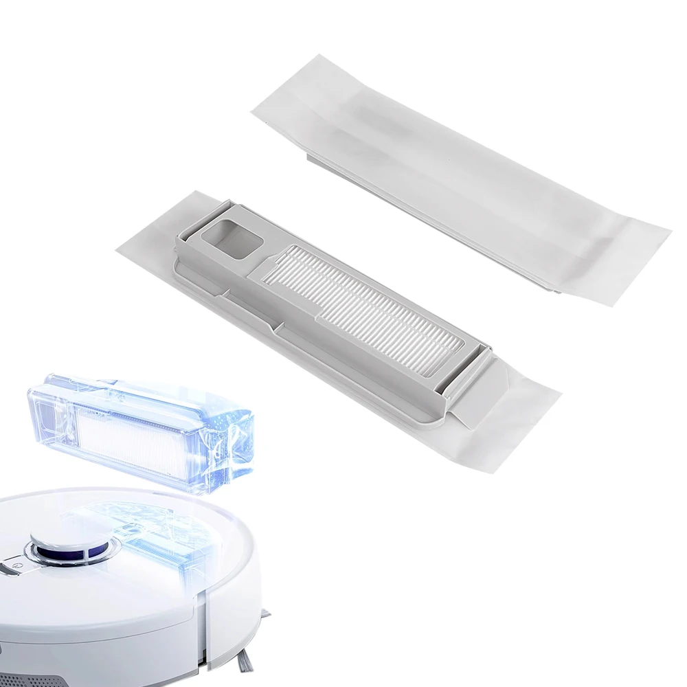 Dust Bags For Narwal Freo X Ultra/Freo X Plus/Freo Pro/J4/J4Lite/J5/J6/R10/K1 Robot Vacuum Cleaner 1L Capacity With HEPA Filter