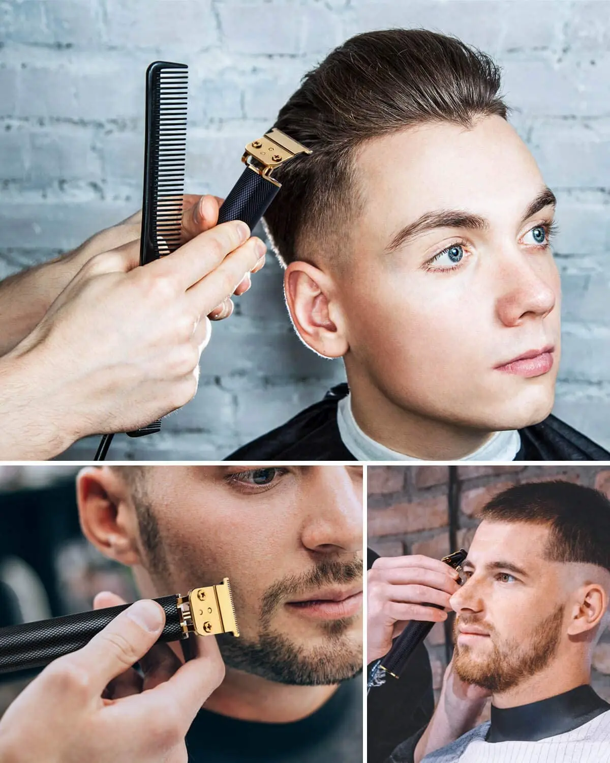 Kemei 1971 Rechargeable Barber Hair Trimmer For Men Electric Professional Beard Hair Clipper Cord/Cordless Hair Cutting Machine