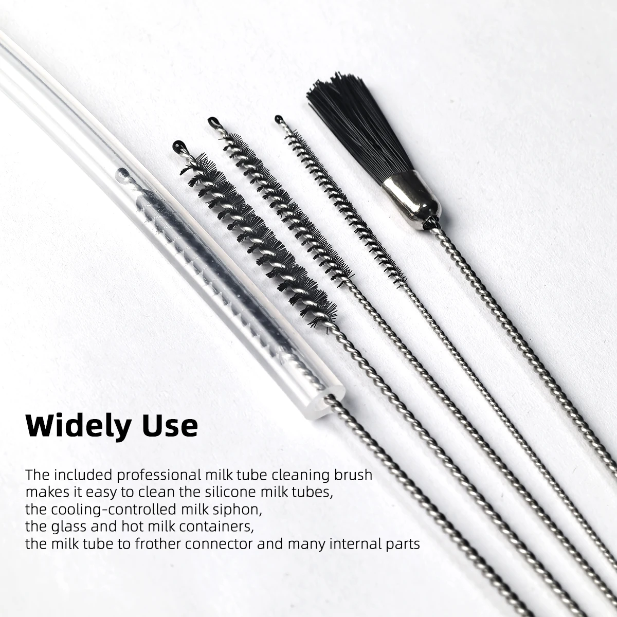 Milk System Replacement Parts With Adapter And Cleaning Brushes Compatible with Jura Coffee Machine Models