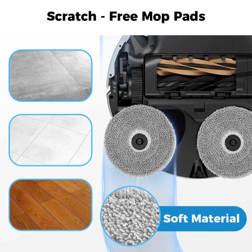 Mop Pad For Dreame L10/L20/L30 Ultra/X10/X40/X50 Ultra/X20/X30/X40/X50 Pro/S10 Pro For Xiaomi Mijia Omni X10+ X20+/Mop 3S Part