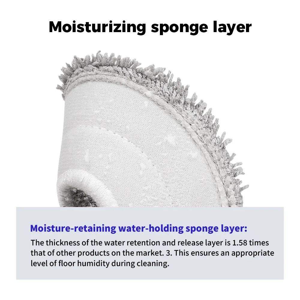 Mop Pad For Dreame L10/L20/L30 Ultra/X10/X40/X50 Ultra/X20/X30/X40/X50 Pro/S10 Pro For Xiaomi Mijia Omni X10+ X20+/Mop 3S Part