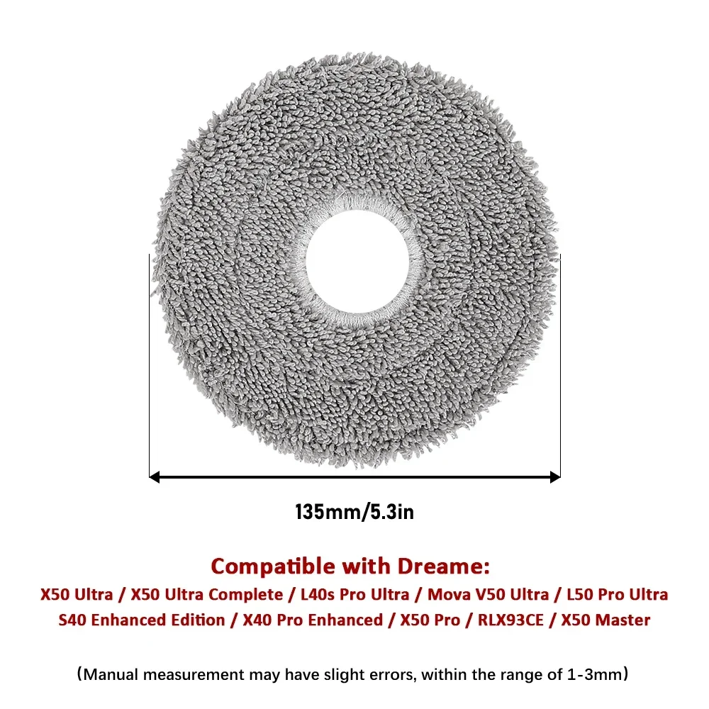 Mop Pad For Dreame L10/L20/L30 Ultra/X10/X40/X50 Ultra/X20/X30/X40/X50 Pro/S10 Pro For Xiaomi Mijia Omni X10+ X20+/Mop 3S Part
