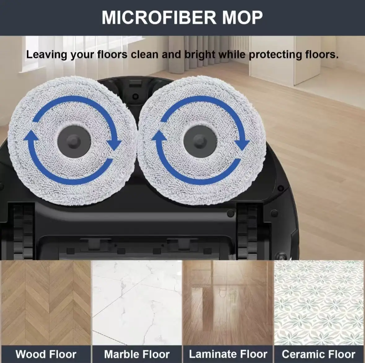 For MOVA V50 Ultra Robot Vacuum Spare Parts Main Side Brushes Mop Cloths HEPA Filters Dust Bags Accessories