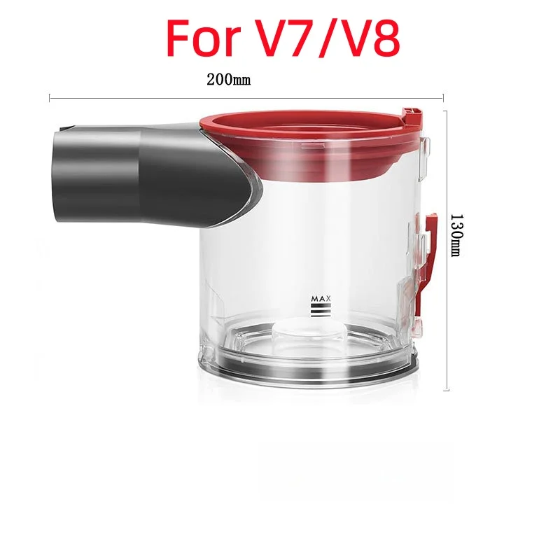 Suitable for Dyson Vacuum Cleaner V7V8 Dust Bin V10V11V12V15 Garbage Bin Slide Accessories Dust Bin