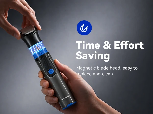 Kensen S38 Electric Hair Trimmer for Men 6 in 1 Body Hair Shaver Nose Beard Trimmer IPX6 Waterproof Hair Cutting Machine Barber