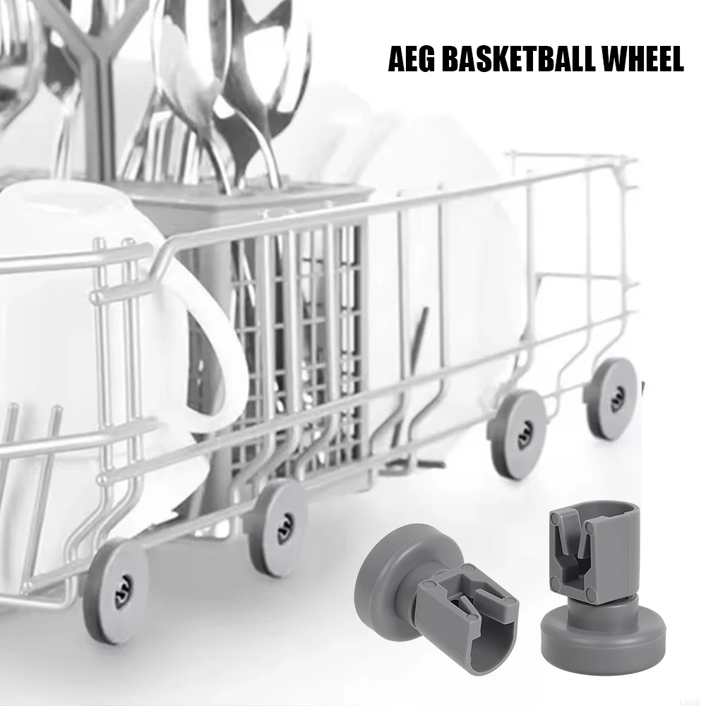 8PCS Dishwasher Basket Wheel For AEG For Electrolux For Küppersbusch For Favorit For Privileg For Zanussi For Ikea Wheel