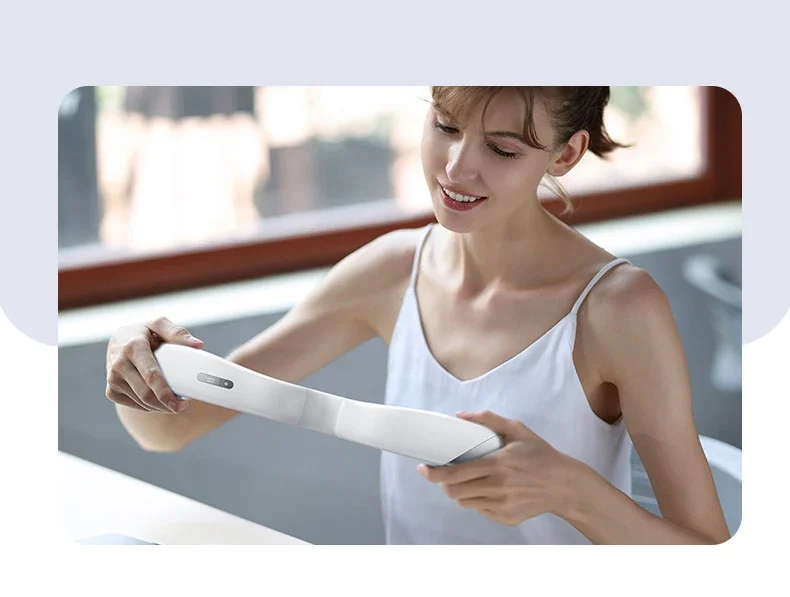 Lenovo Portable Neck Air Conditioner 5 Speed Ultra Hanging Neck Fan Rechargeable Semiconductor Refrigeration Leafless Fan 2026