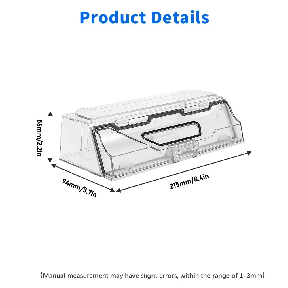 For Xiaomi Mijia 1C 2C 1T STYTJ01ZHM For Dreame F9 Robot Vacuum Cleaner Mops Water Tank Hepa Filter Main Side Brush Dust Box Kit