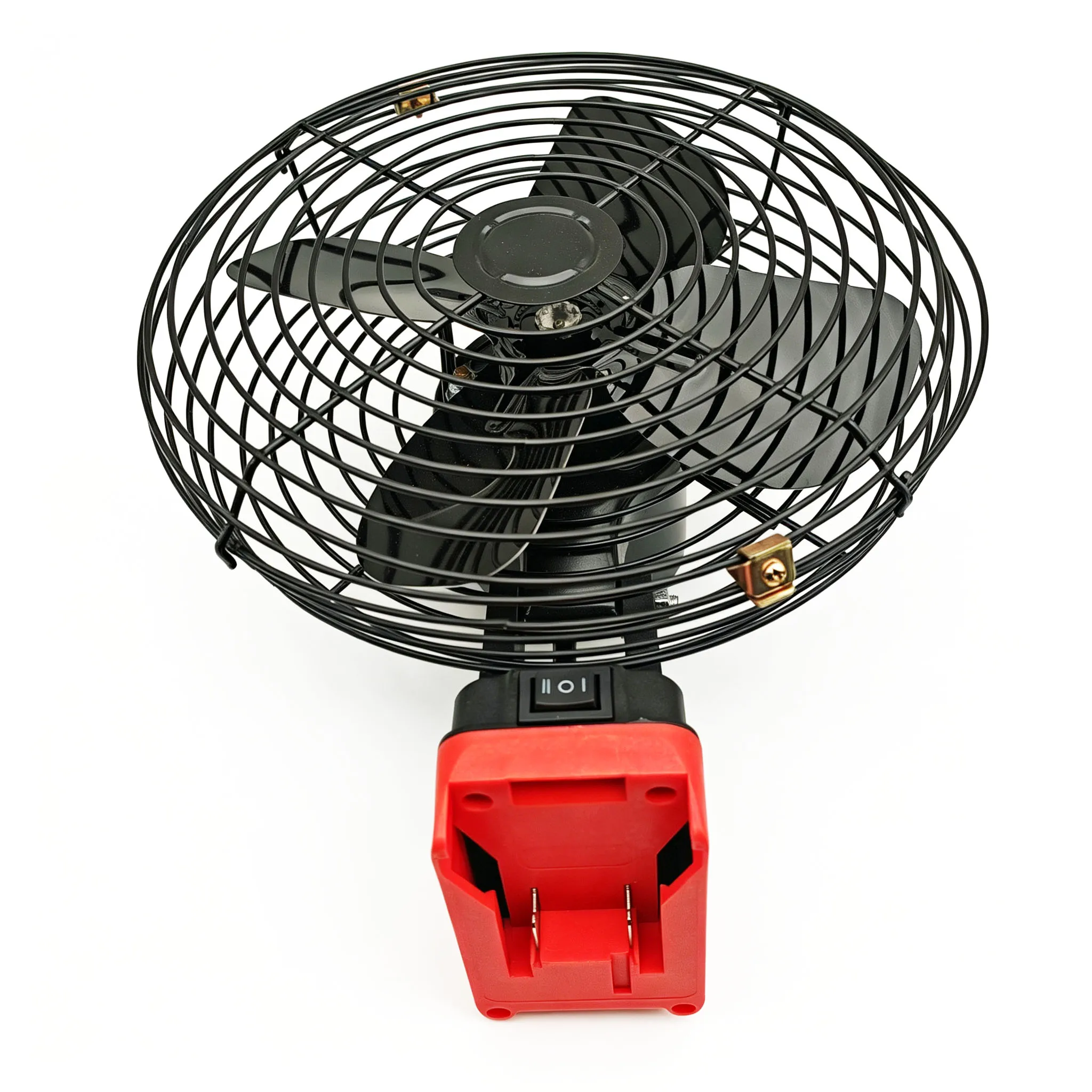 Camping Fan Outdoor Fishing Desktop Metal Strong Wind Fan For Makita For Dewalt For Milwaukee 18V Lithium Ion Battery For M18