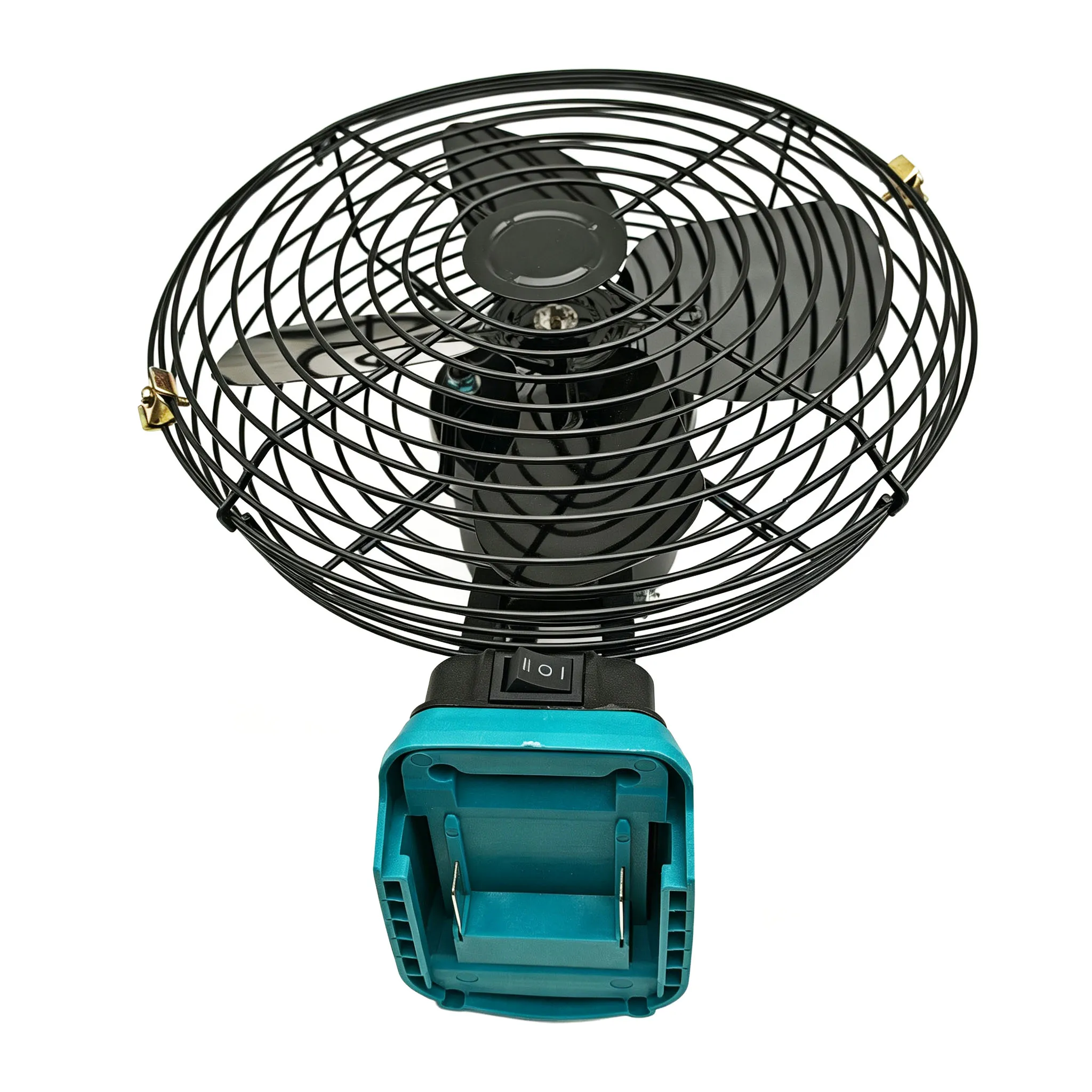 Camping Fan Outdoor Fishing Desktop Metal Strong Wind Fan For Makita For Dewalt For Milwaukee 18V Lithium Ion Battery For M18