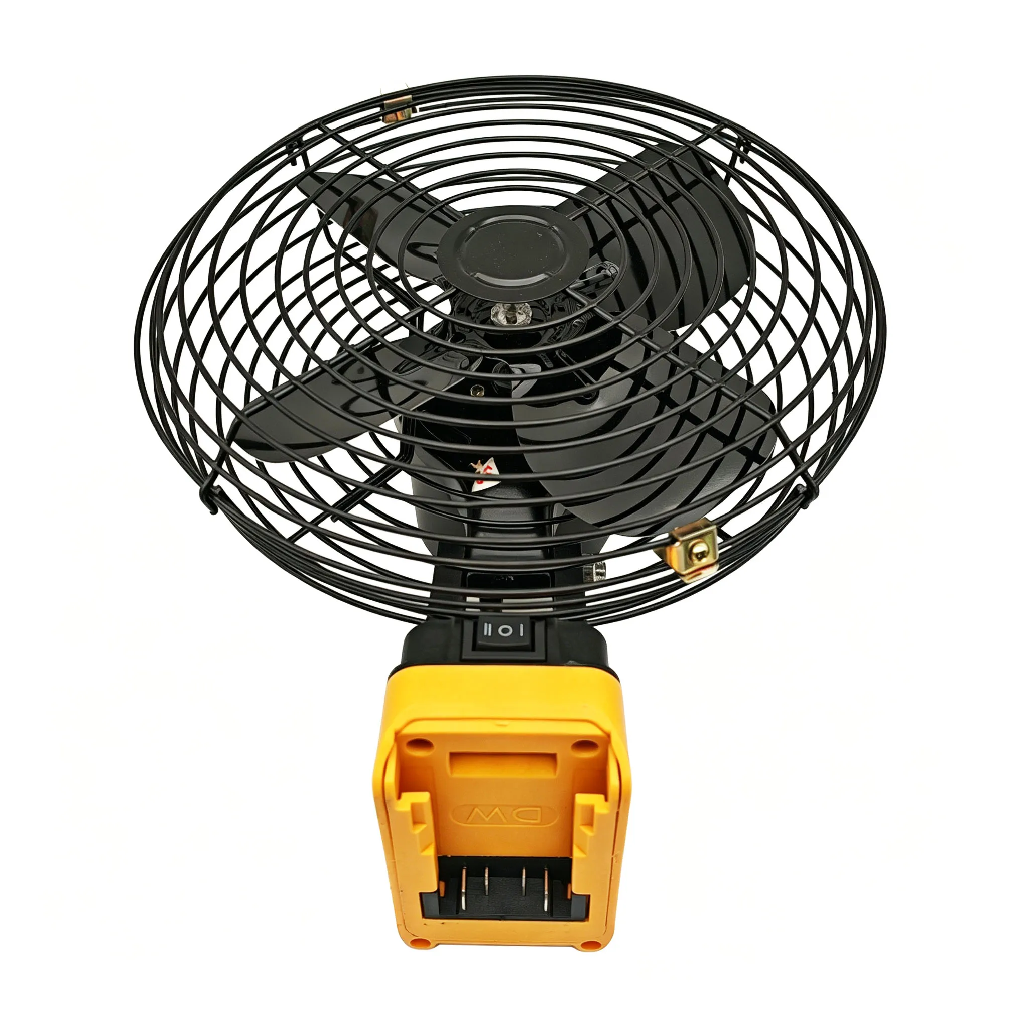 Camping Fan Outdoor Fishing Desktop Metal Strong Wind Fan For Makita For Dewalt For Milwaukee 18V Lithium Ion Battery For M18