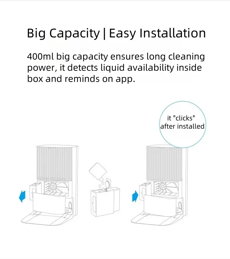 For Dreame X40 Ultra/L40s Ultra CE/L40 Ultra Gen2/X30 Ultra Automatic Cleaning Solution Module Vacuum Accessories