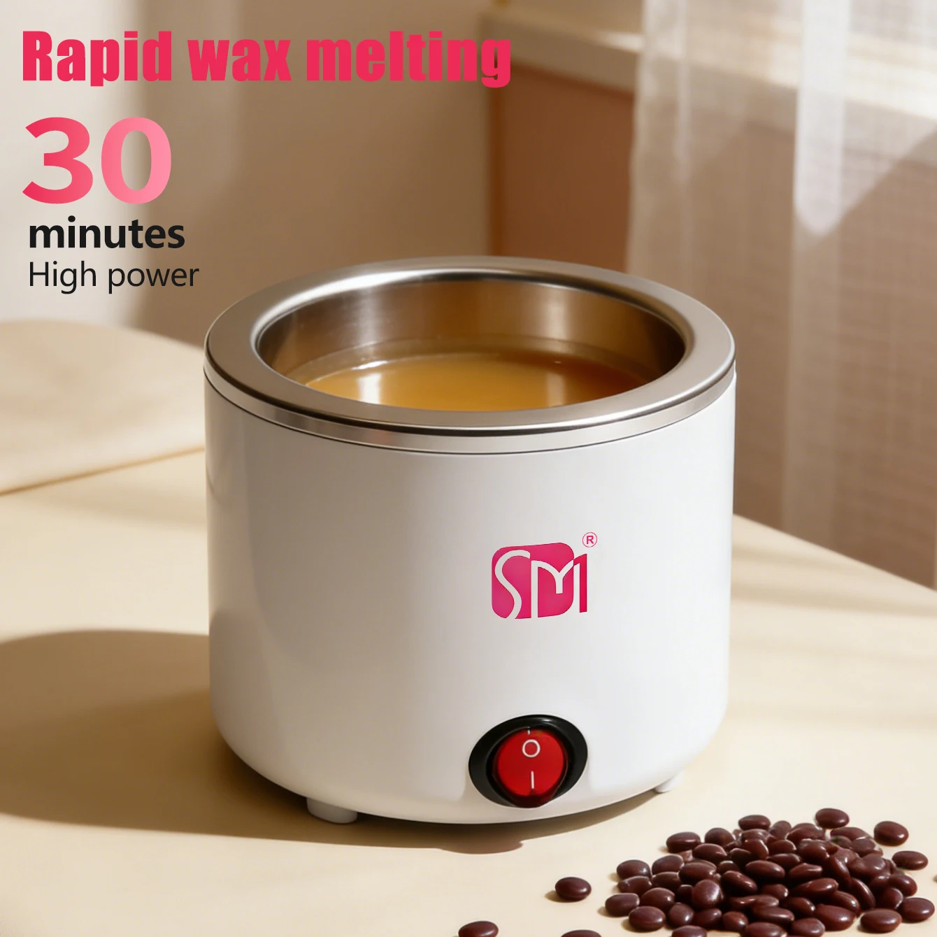 Professional Waxing Wax Warmer Hair Removal Quick Heating Wax Melt Warmer Easy to Use at Home Waxing Kit for the Whole Body