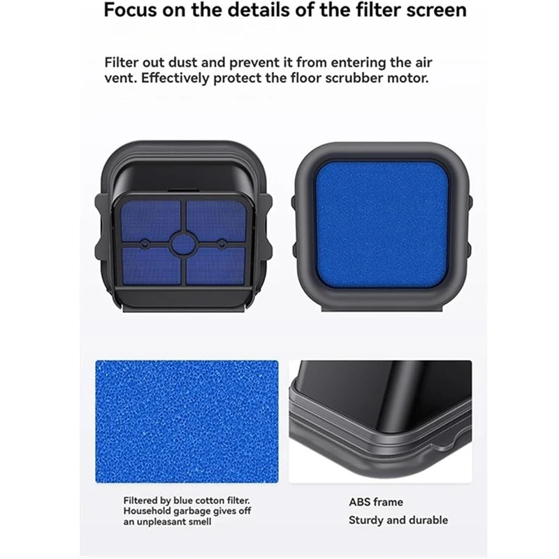 For JONR ED12/ED12 Lite Robot Vacuum Cleaner Accessories Main Roller Brush Filter Washable Sponge Replacement Parts