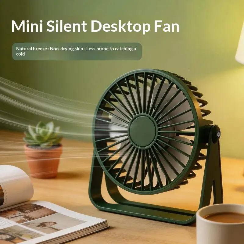 Portable Mini USB Fan Quiet Cooling 1 Set for Office Use and Student Efficiency