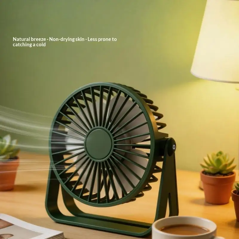 Portable Mini USB Fan Quiet Cooling 1 Set for Office Use and Student Efficiency