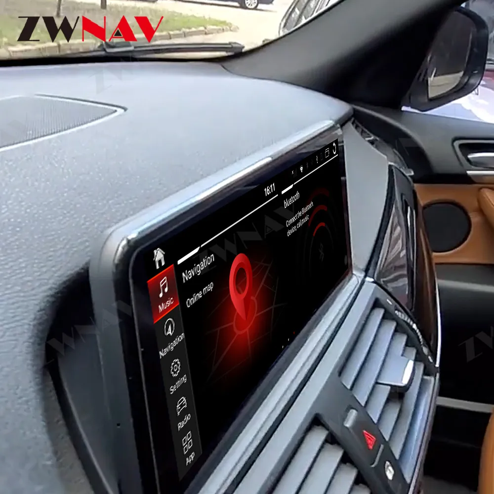 128G 12.3" Carplay Android For BMW X5 E70 X6 E71 F10 F11 F07 2011 2012 2013 2014 2015 2016 GPS Radio Receiver Audio Stereo Unit