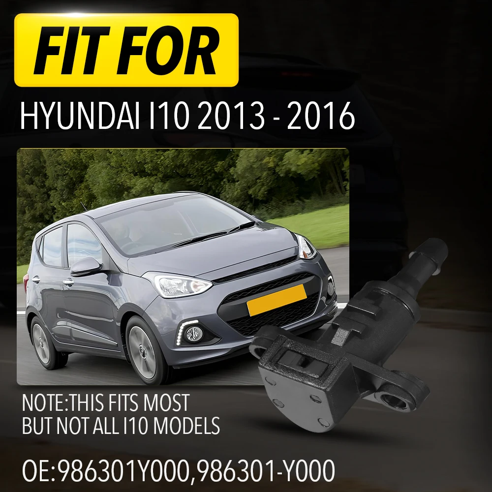 2/1Pcs Car Windscreen Washer Jet For Hyundai I10 2013 2014 2015 2016 Car Front Windshield Wiper Nozzle Jet Sprayer Outlet