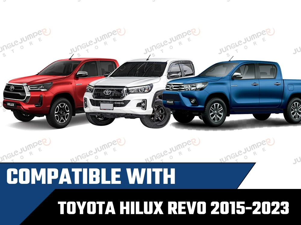 Fender Flares Wheel Arch For Toyota Hilux Revo ROCCO SR SR5 2015-2023 N80 Offroad 12MM Wheel Arch OEM-Style Car Accessories