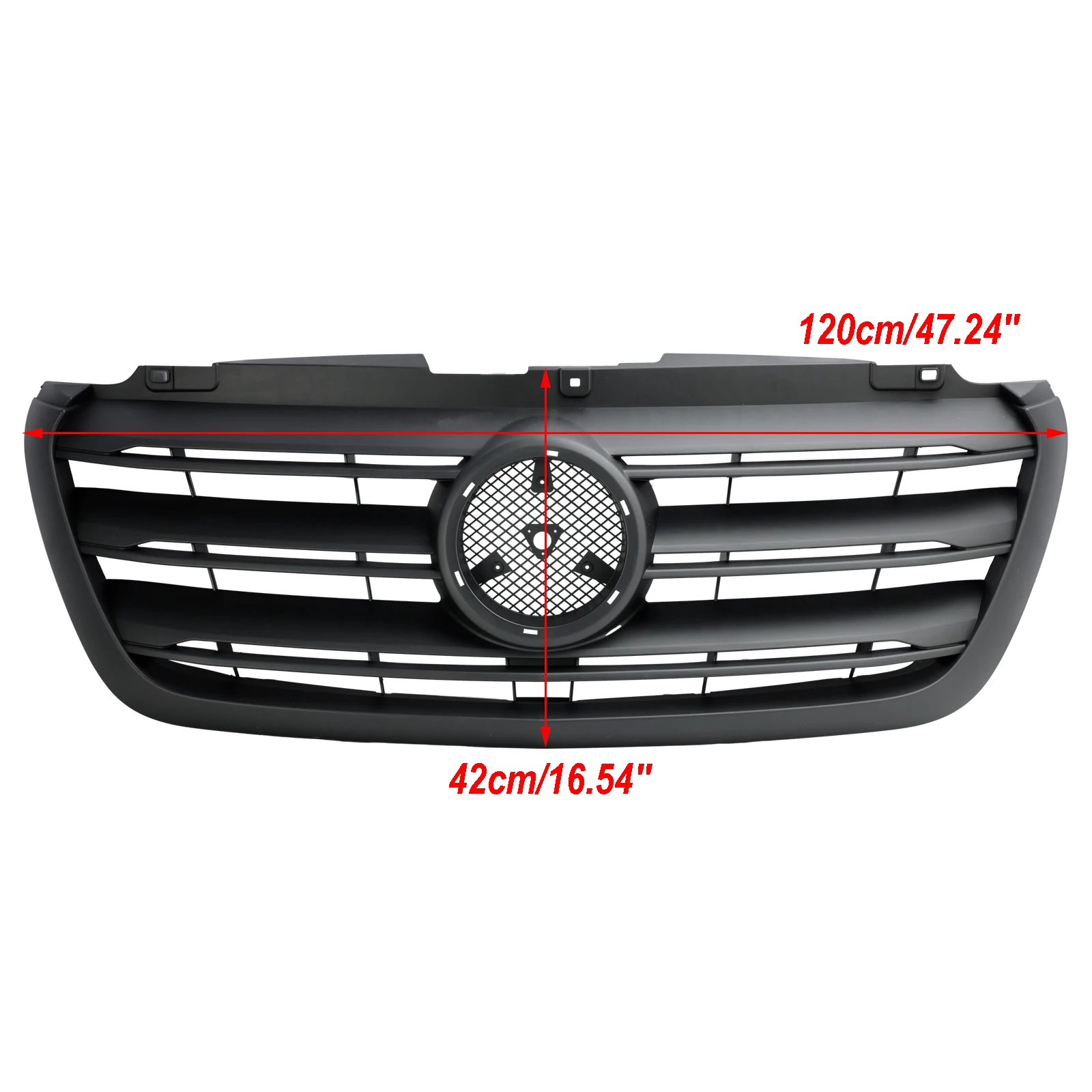 Artudatech Front Bumper Grille Grill Fit for Mercedes Sprinter 1500 2500 3500 W907 2019-22
