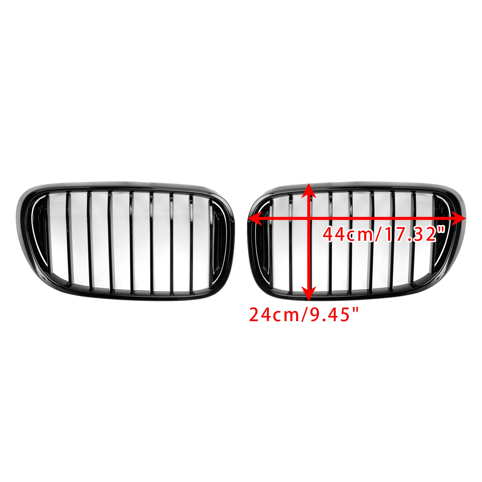 Artudatech Gloss Black Front Kidney Grille Fit for BMW 7-Series G11 G12 740i 750i 2016-2018