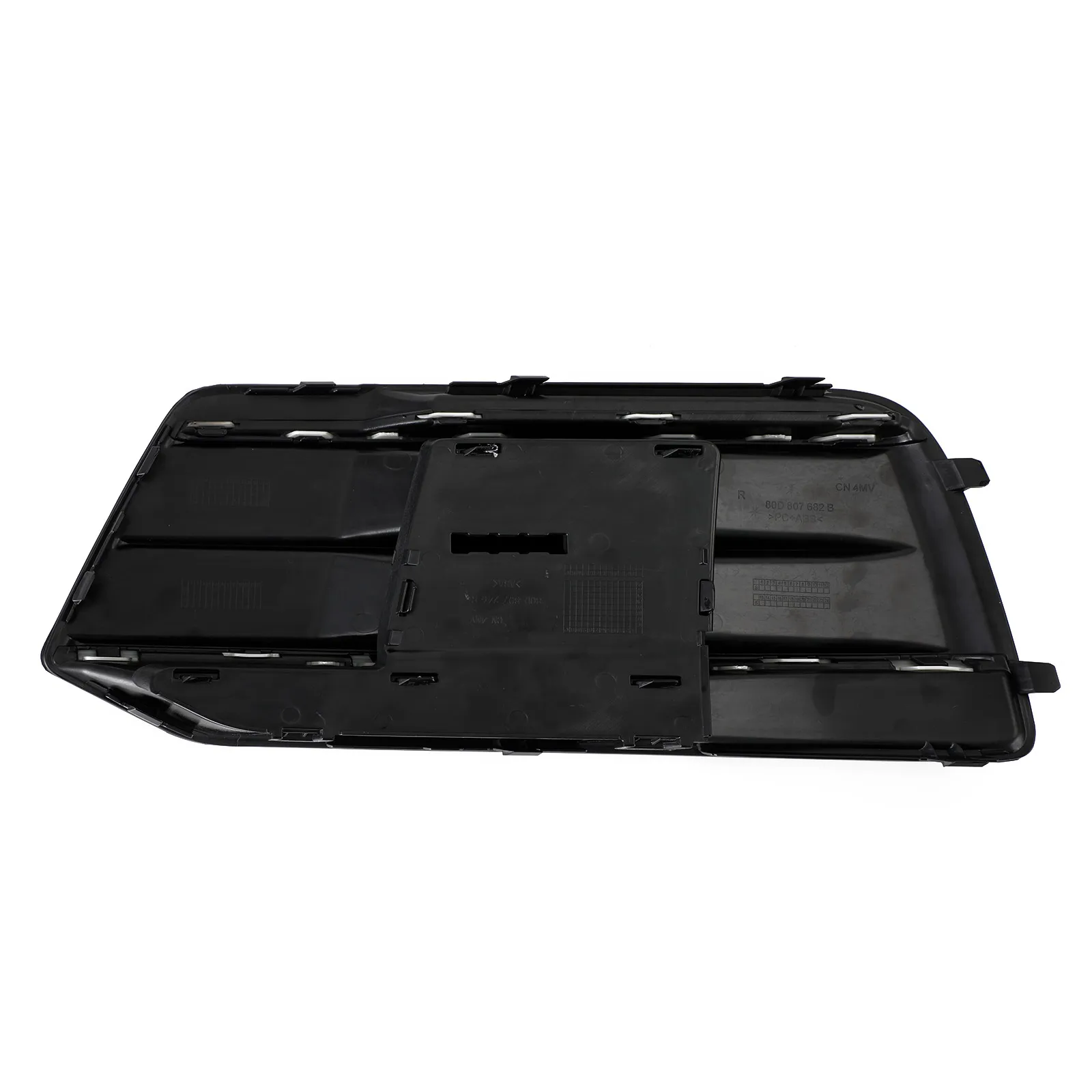Artudatech 2PCS Front Bumper Cover Grille Bezel Insert Fit for Audi Q5 2018 2019 2020 2021 2022 Gloss Black