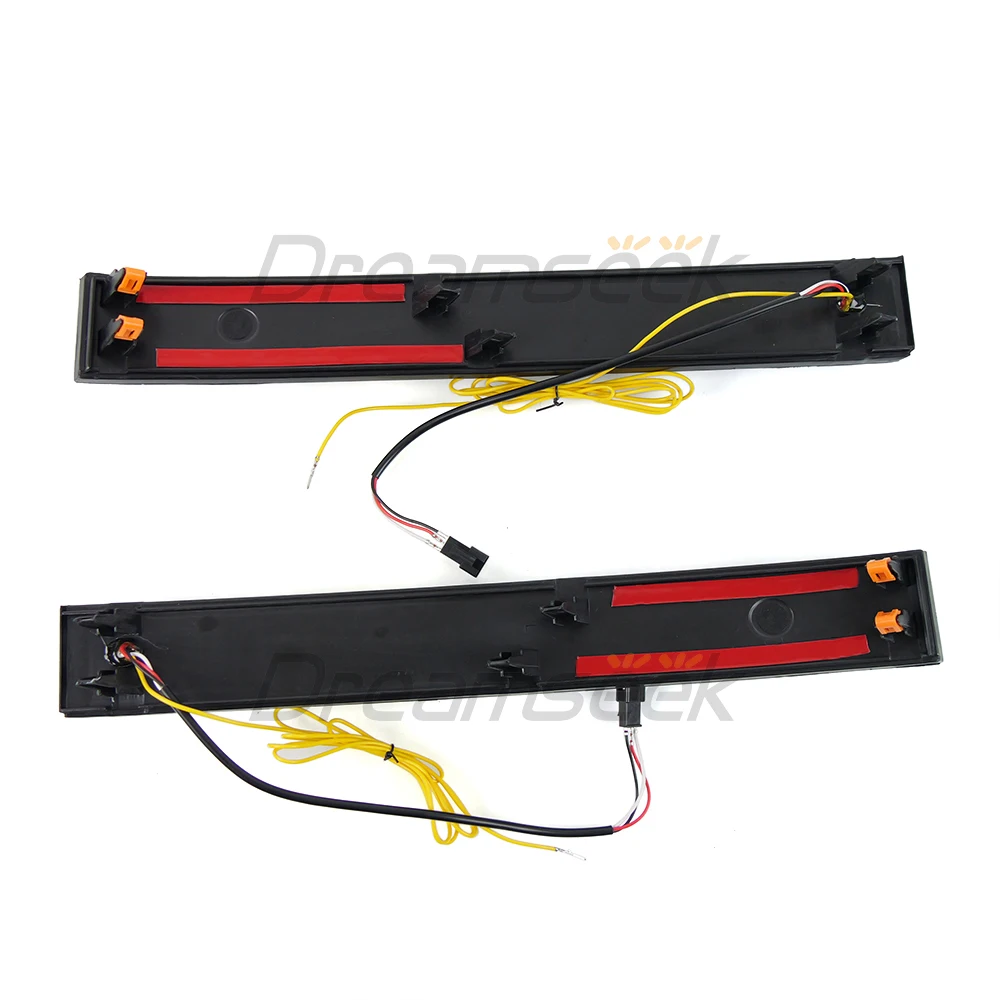 LED DRL Daytime Running Light for Toyota Land Cruiser Prado J250 LC250 2024+ Fog Lamp w/ Sequential Dynamic Turn Signal Daylight