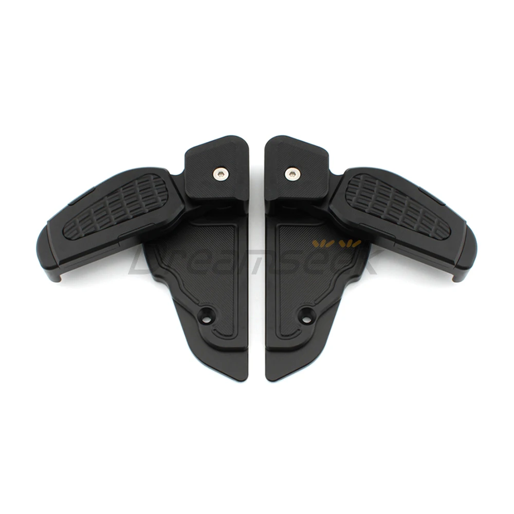 Rear Foot Pedal Passenger Footpegs Rest for Vespa Primavera Sprint 125 150 2017-2022 Motorcycle Foldable Footrests Peg Black CNC
