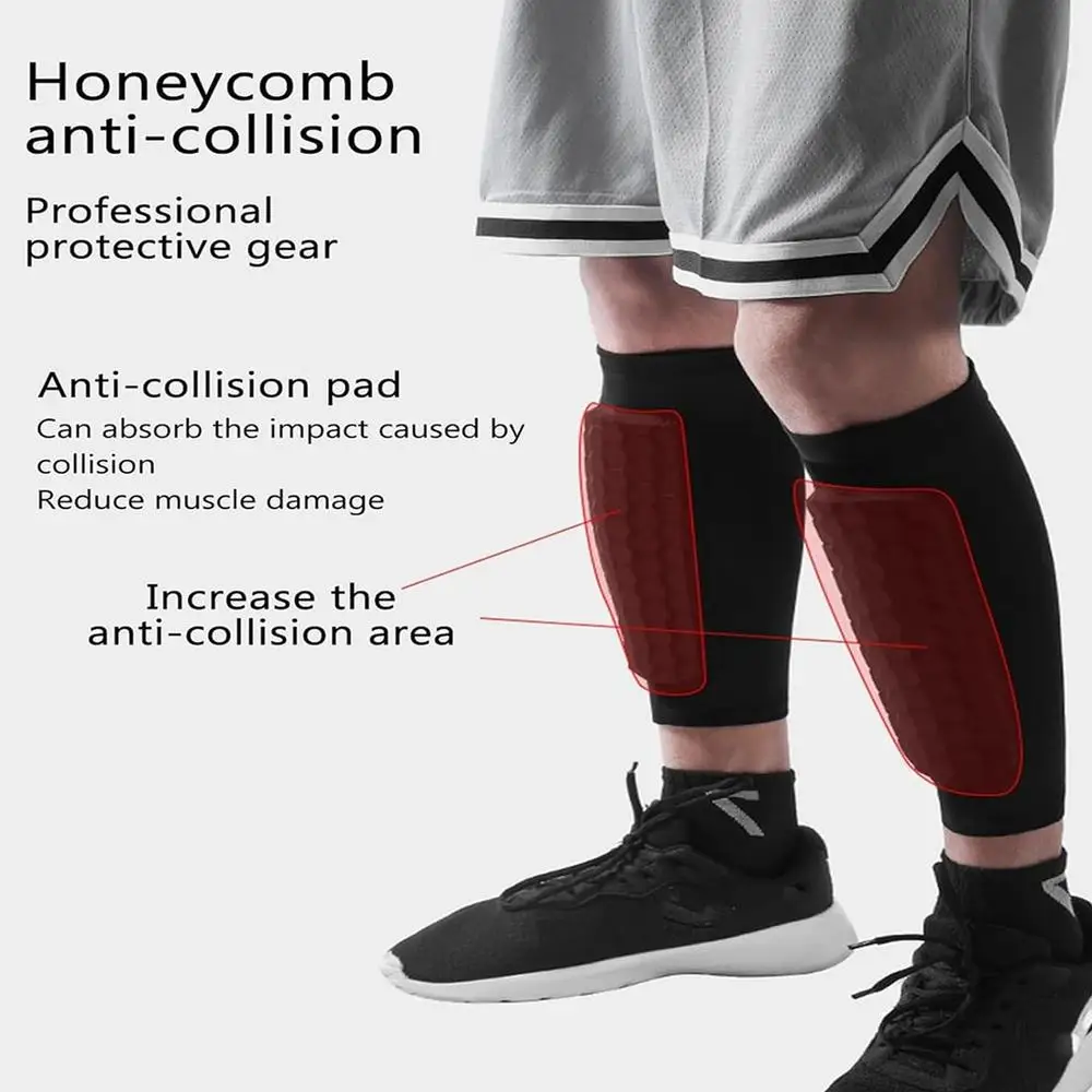 Ski Shin Pads Honeycomb Ski Shin Defender Shin Guards Breathable Shin Defender Ski Shin Pads Skiing Shin Guard For Ski Boots