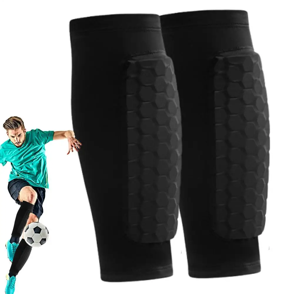 Ski Shin Pads Honeycomb Ski Shin Defender Shin Guards Breathable Shin Defender Ski Shin Pads Skiing Shin Guard For Ski Boots