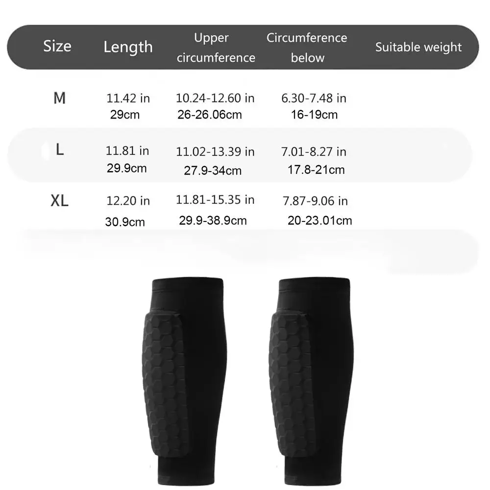 Ski Shin Pads Honeycomb Ski Shin Defender Shin Guards Breathable Shin Defender Ski Shin Pads Skiing Shin Guard For Ski Boots