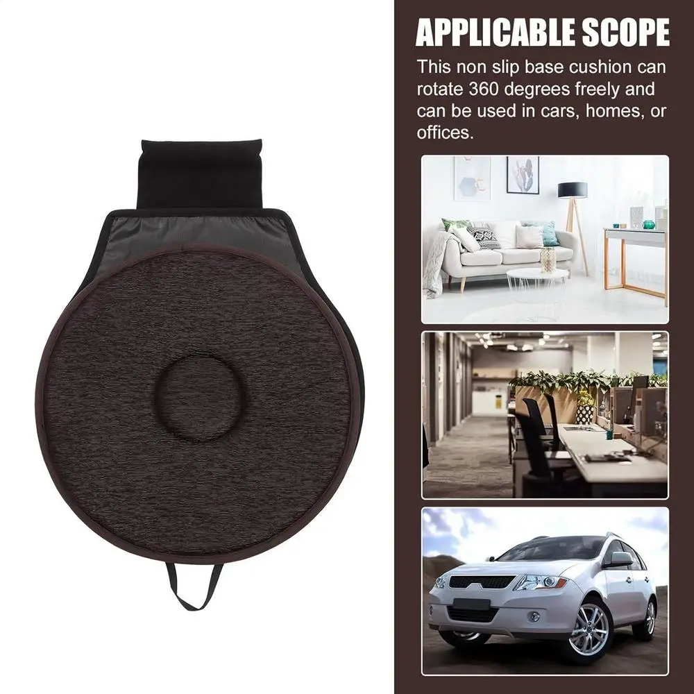 360 Swivel Seat Cushion Car Seat Aid Chair Seat Revolving Cushion Rotation Auto Memory Foam Pad Mat For Elderly Pregnant Woman