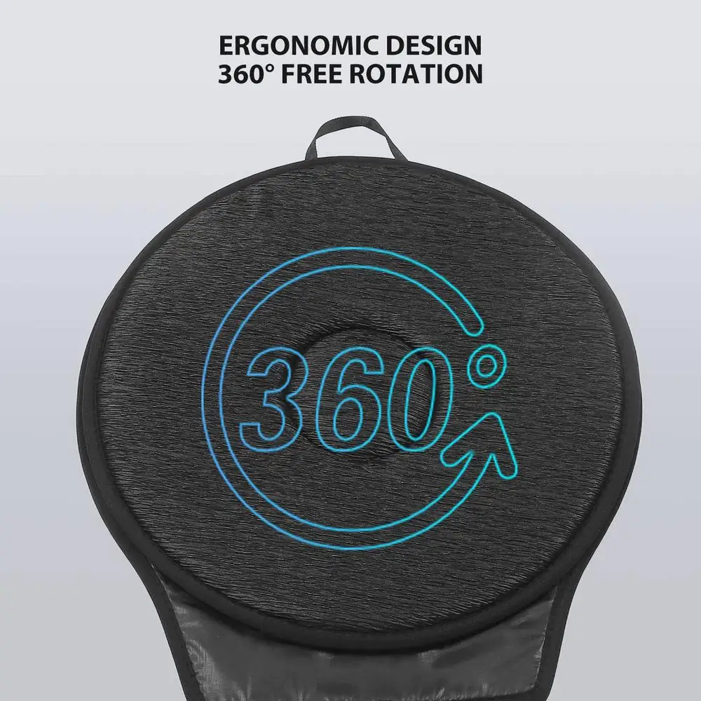 360 Swivel Seat Cushion Car Seat Aid Chair Seat Revolving Cushion Rotation Auto Memory Foam Pad Mat For Elderly Pregnant Woman