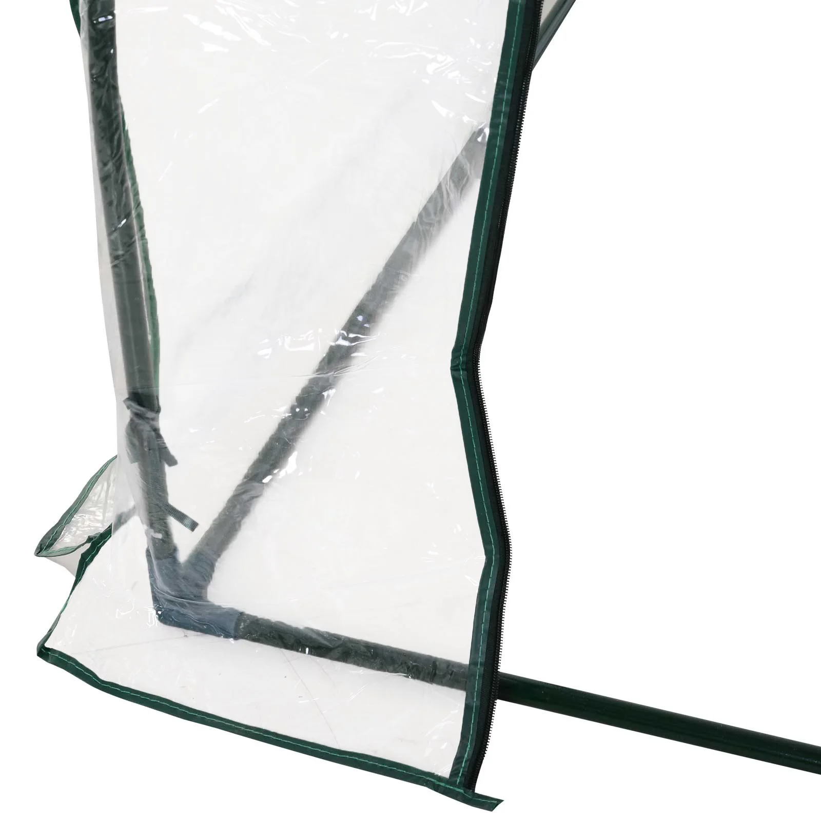 Transparent Pvc Tunnel Greenhouse Green Grow House Steel Frame 250 X 100 X 80cm